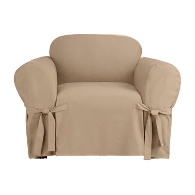 Sure Fit Heavy Weight Cotton Canvas Chair Slipcovers