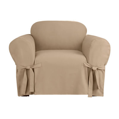 Sure Fit Heavy Weight Cotton Canvas Chair Slipcovers