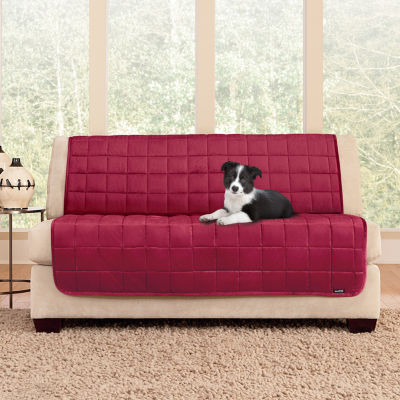 Sure Fit Deluxe Pet Armless Furniture Loveseat Protectors