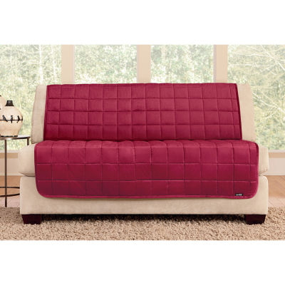 Sure Fit Deluxe Pet Armless Furniture Loveseat Protector