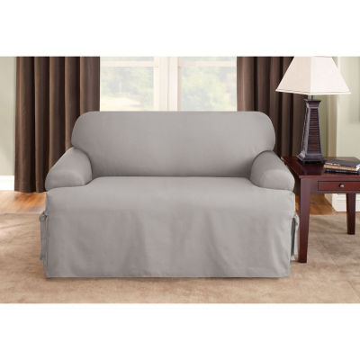 Sure Fit Duck T Cushion Loveseat Slipcover