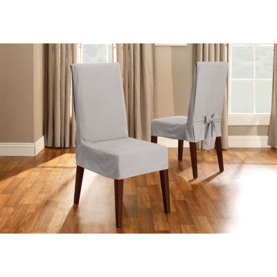 Sure Fit Duck Short Dining Chair Slipcovers