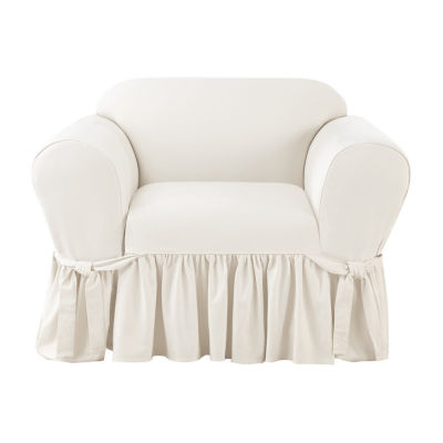 Sure fit stretch discount twill wing chair slipcover