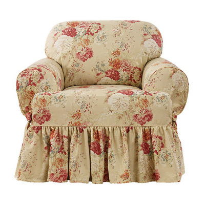 Sure Fit Ballad Bouquet T Cushion Chair Slipcover