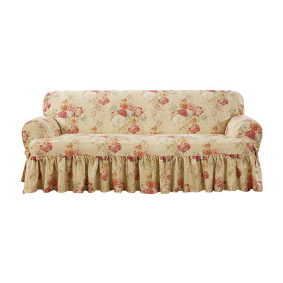 Sure Fit Ballad Bouquet T Cushion Sofa Slipcover