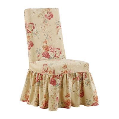 Sure Fit Ballad Bouquet Long Dining Chair Slipcover