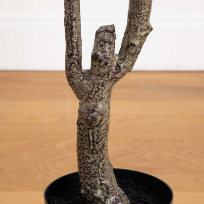 Nearly Natural 6' Orange Oak Artificial Tree
