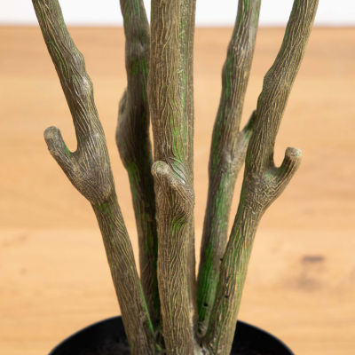 Nearly Natural 6' Orange Oyama Magnolia Indoor Artificial Tree