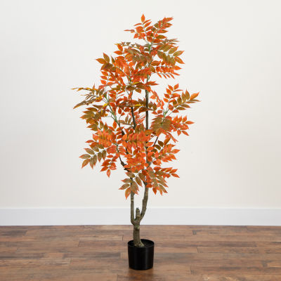 Nearly Natural 5' Green Sumac Artificial Tree