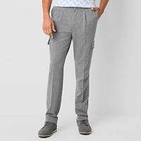 J. Ferrar Mens Slim Slim Fit Cargo Pant, 32 32, Gray