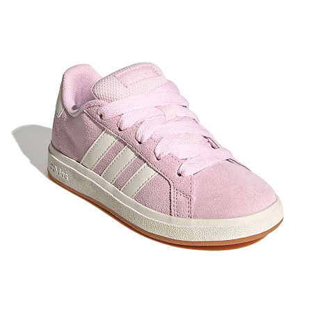 adidas Girls Grand Court 00s Sneakers, 4 Medium, Pink