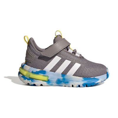 adidas Racer Tr23 Toddler Boys Running Shoes, Color: Taupe Grey