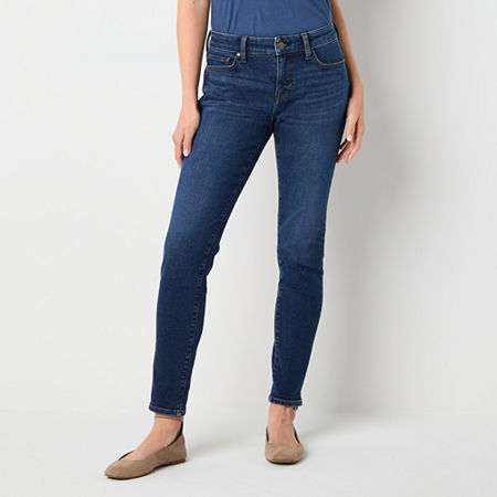 a.n.a - Tall Womens Mid Rise Skinny Fit Jean