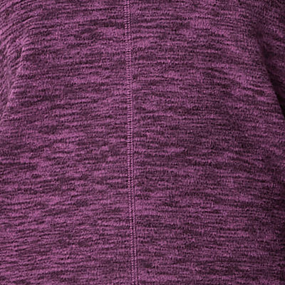 St. John's Bay Polar Fleece Womens V Neck Long Sleeve Sweatshirt