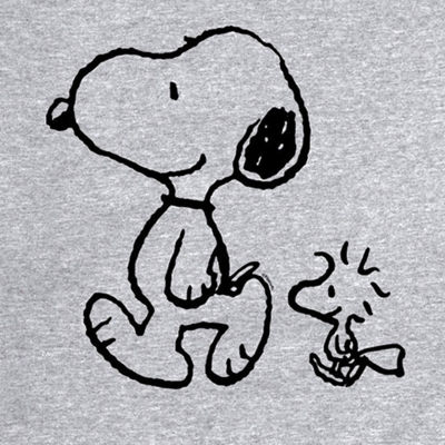 Mens Long Sleeve Graphic Snoopy Sweatshirt