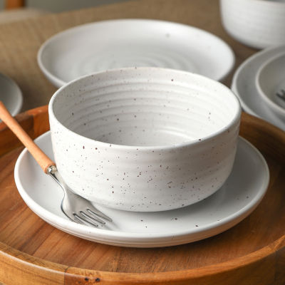 EARTH & CLAY Ion 12-pc. Stoneware Dinnerware Set