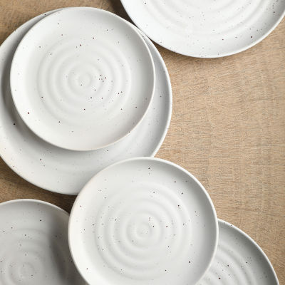 EARTH & CLAY Ion 12-pc. Stoneware Dinnerware Set