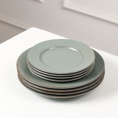 EARTH & CLAY Hazel 8-pc. Stoneware Dinnerware Set