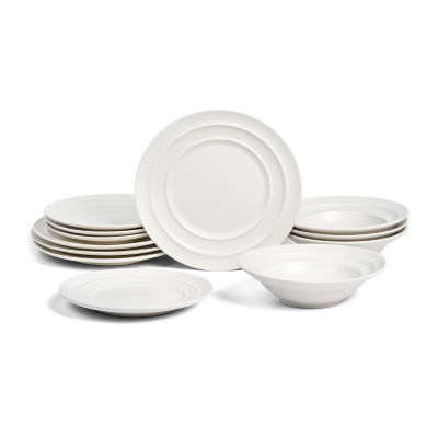 EARTH & CLAY Celeste 12-pc. Stoneware Dinnerware Set
