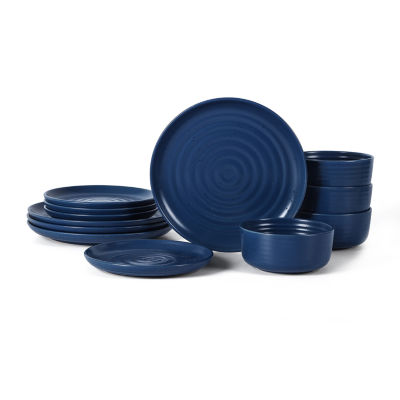 EARTH & CLAY Ion 12-pc. Stoneware Dinnerware Set