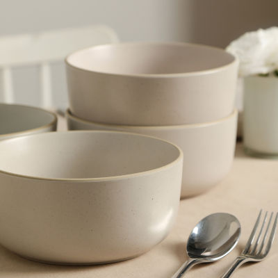 EARTH & CLAY Amber 12-pc. Stoneware Dinnerware Set