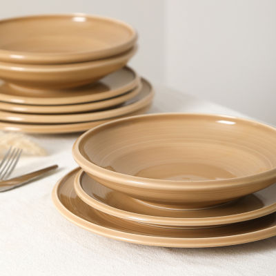 EARTH & CLAY Harmony 8-pc. Stoneware Dinnerware Set