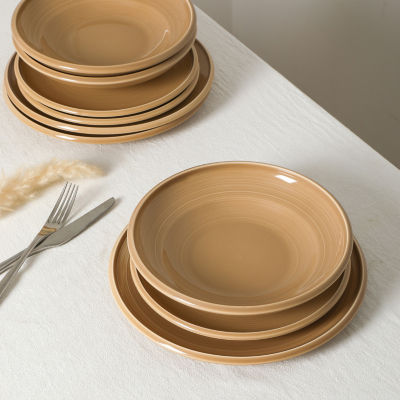 EARTH & CLAY Harmony 8-pc. Stoneware Dinnerware Set