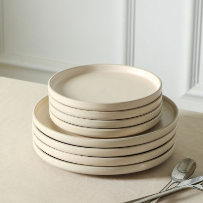 EARTH & CLAY Amber 8-pc. Stoneware Dinnerware Set