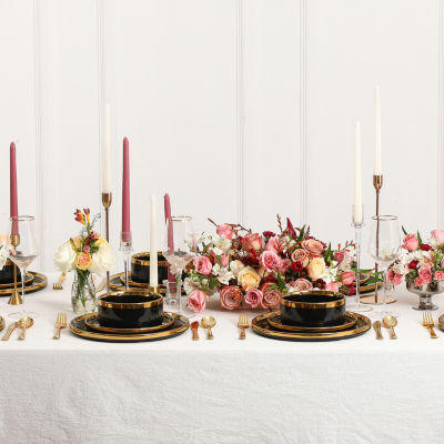 Christian Siriano New York Solene 24-pc. Stoneware Dinnerware Set