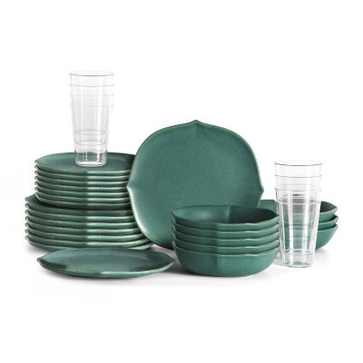 Stone + Lain Baskerville 24-pc. Stoneware Dinnerware Set