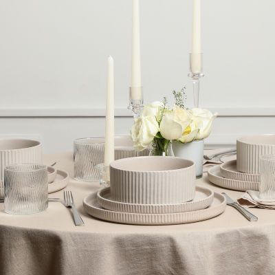 Stone + Lain Haven 4-pc. Stoneware Salad Plate