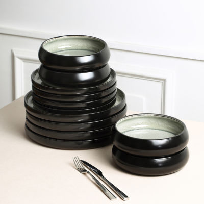 Stone + Lain Lagoon 12-pc. Stoneware Dinnerware Set