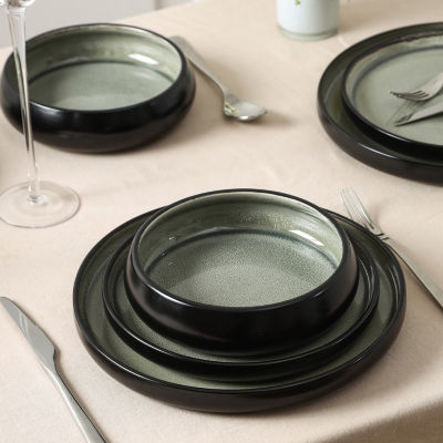 Stone + Lain Lagoon 12-pc. Stoneware Dinnerware Set