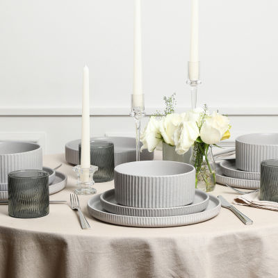 Stone + Lain Haven 16-pc. Stoneware Dinnerware Set