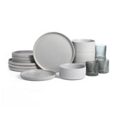 Stone + Lain Macchio 24-pc. Stoneware Dinnerware Set BLB1420