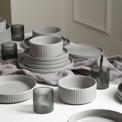 Stone + Lain Haven 16-pc. Stoneware Dinnerware Set