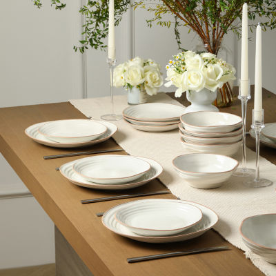 Stone + Lain Nami 8-pc. Stoneware Dinnerware Set