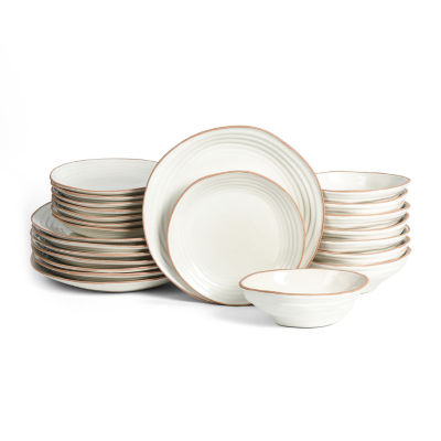 Stone + Lain Nami 8-pc. Stoneware Dinnerware Set