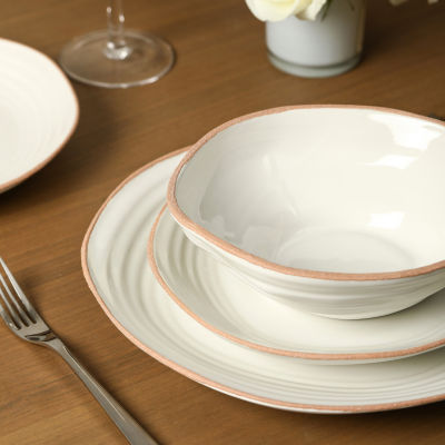 Stone + Lain Nami 8-pc. Stoneware Dinnerware Set