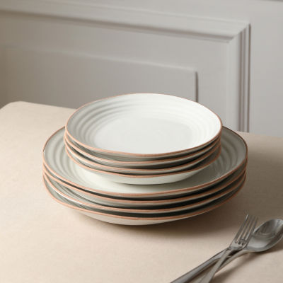 Stone + Lain Nami 8-pc. Stoneware Dinnerware Set