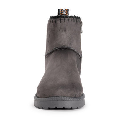 Muk Luks Womens Tatum Flat Heel Winter Boots