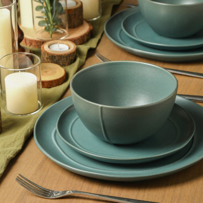 Stone + Lain Infinity 4-pc. Stoneware Dinnerware Set