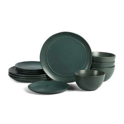Stone + Lain Infinity 4-pc. Stoneware Dinnerware Set