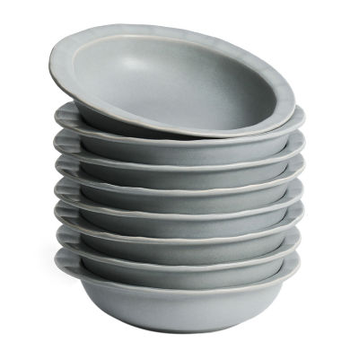Stone + Lain Oasis 8-pc. Stoneware Pasta Bowl