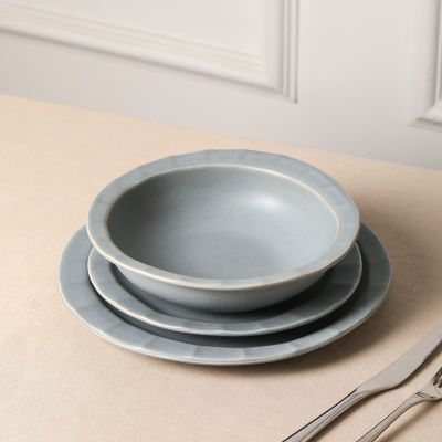 Stone + Lain Oasis 8-pc. Stoneware Pasta Bowl