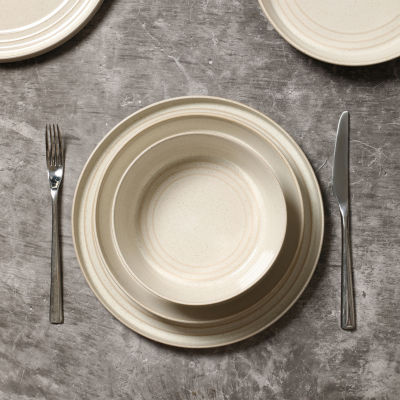 Stone + Lain Claire 8-pc. Stoneware Dinner Plate