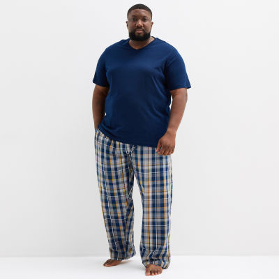 St. John's Bay Mens Poplin Big and Tall Pajama Pants