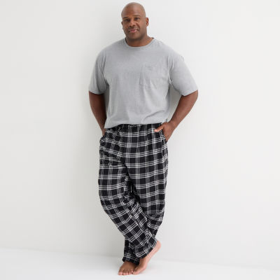 St. John's Bay Mens Crew Neck Short Sleeve Big and Tall Pajama Top