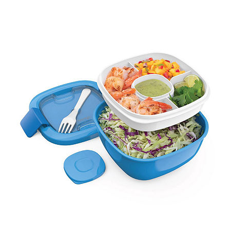 Bentgo 7-pc. Salad Food Container, One Size, Blue