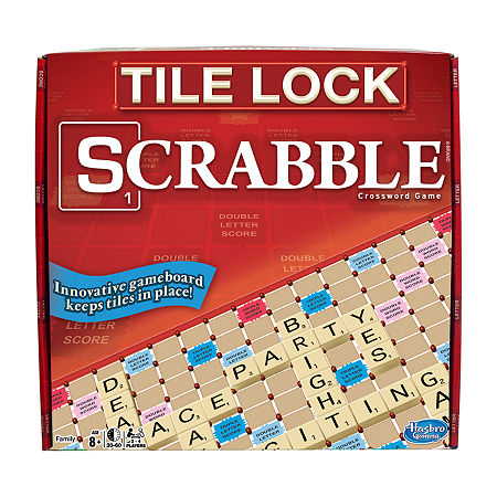 Winning Moves Tile Lock Scrabble, One Size, Red